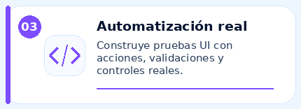Ruta del curso - Automatización real